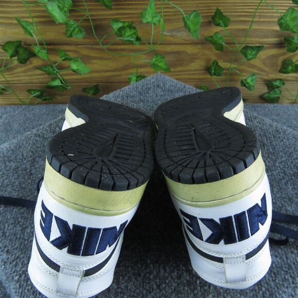 Nike Men's Big Woven LE High White Dark Obsidian Sneaker White Synthetic Sz10.5M - Picture 5 of 6